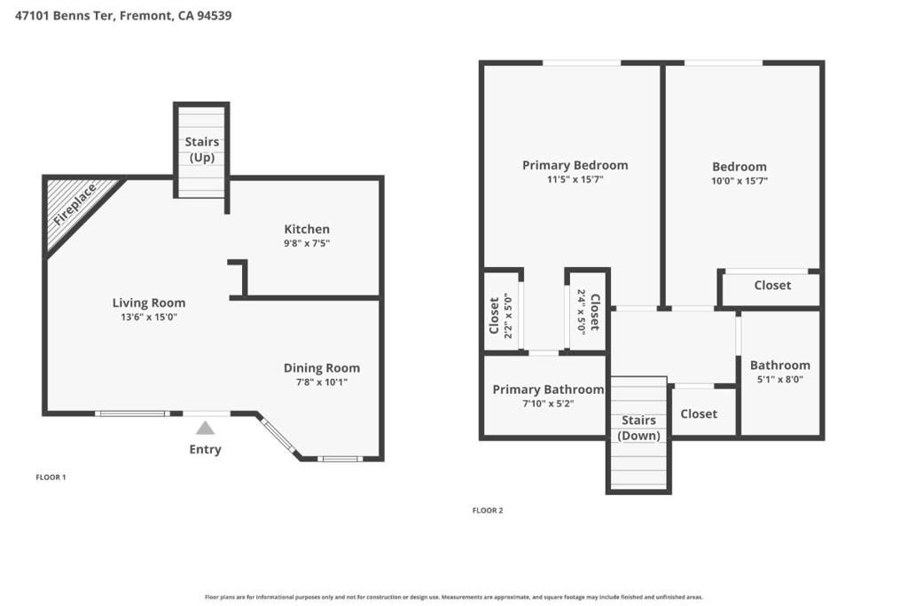 47101 Benns Terrace, Fremont, CA, 94539